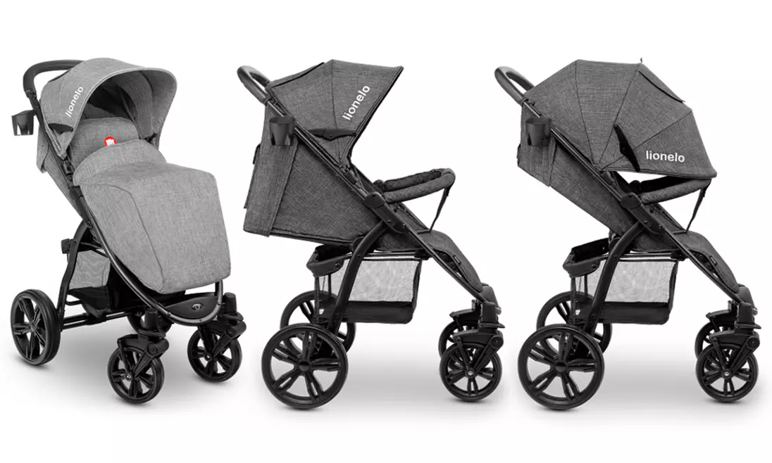 Poussette pliante Annet de Lionelo avec chancelière, pour bébé 0-15kg - Primary Image