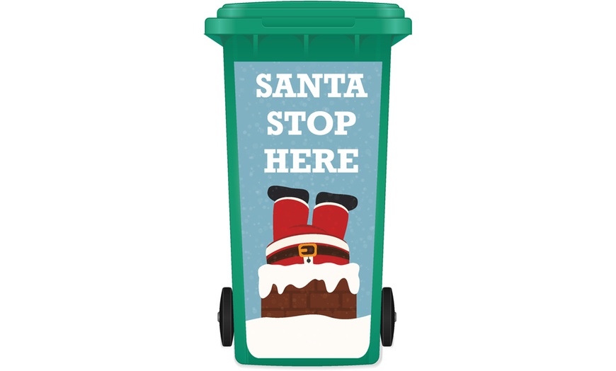 Image 15: Christmas Wheelie Bin Sticker