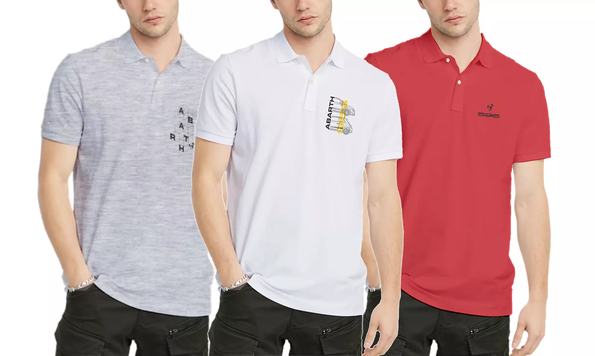 Abarth katoenen polo