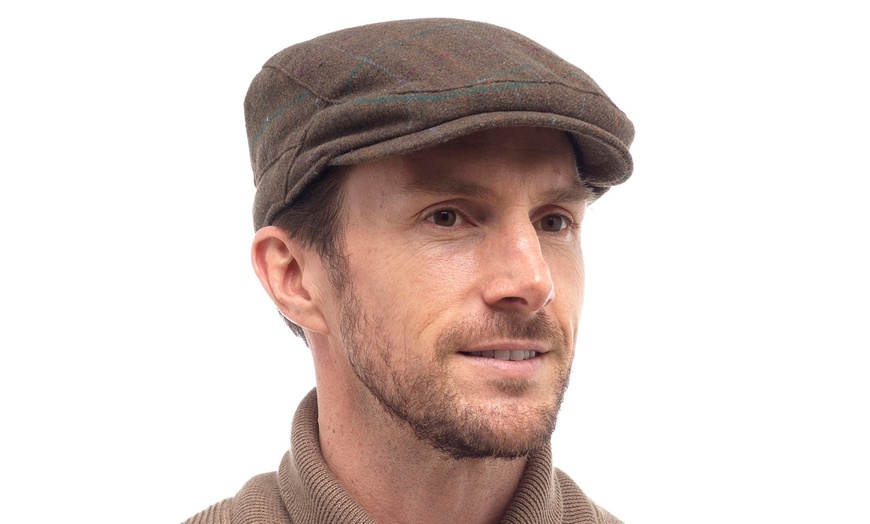 Image 4: Tom Franks Men's Flat Cap