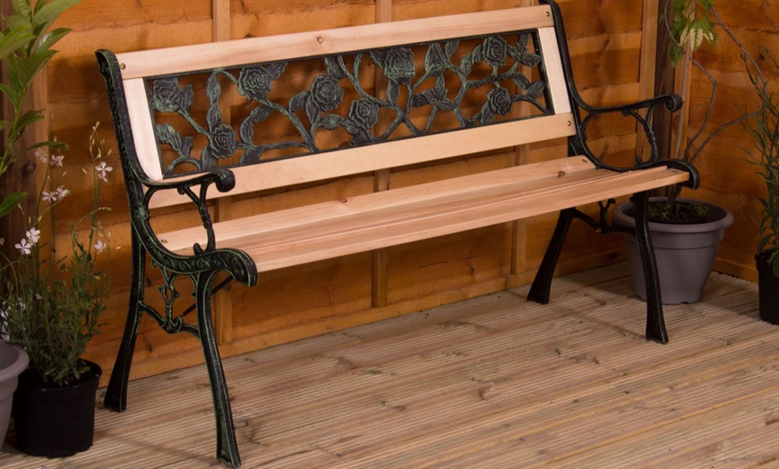 Image 2: Garden Vida Bench Collection