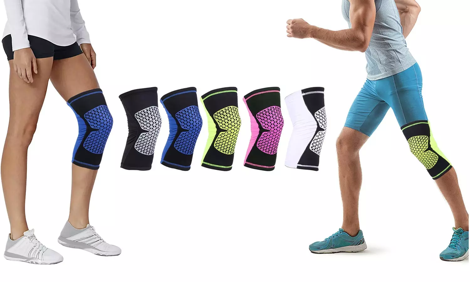 Bright Sports Unisex Compression Knee Sleeve - Primary Image