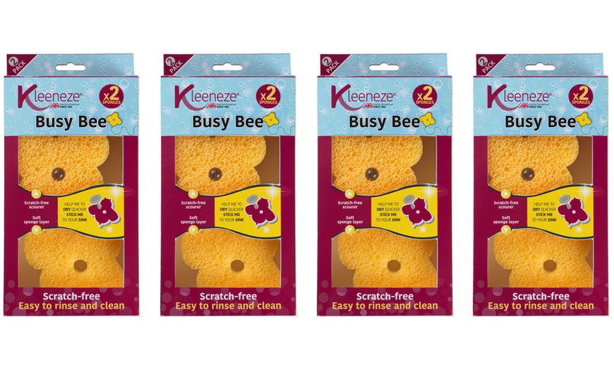 Image 8: Busy Bee Double-Sided Sponges