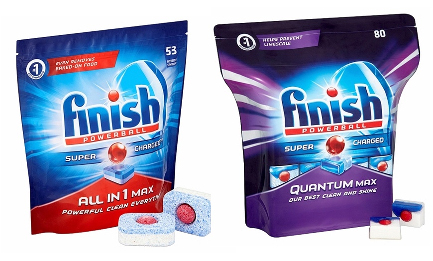 Image 1: Finish Dishwasher Tablets