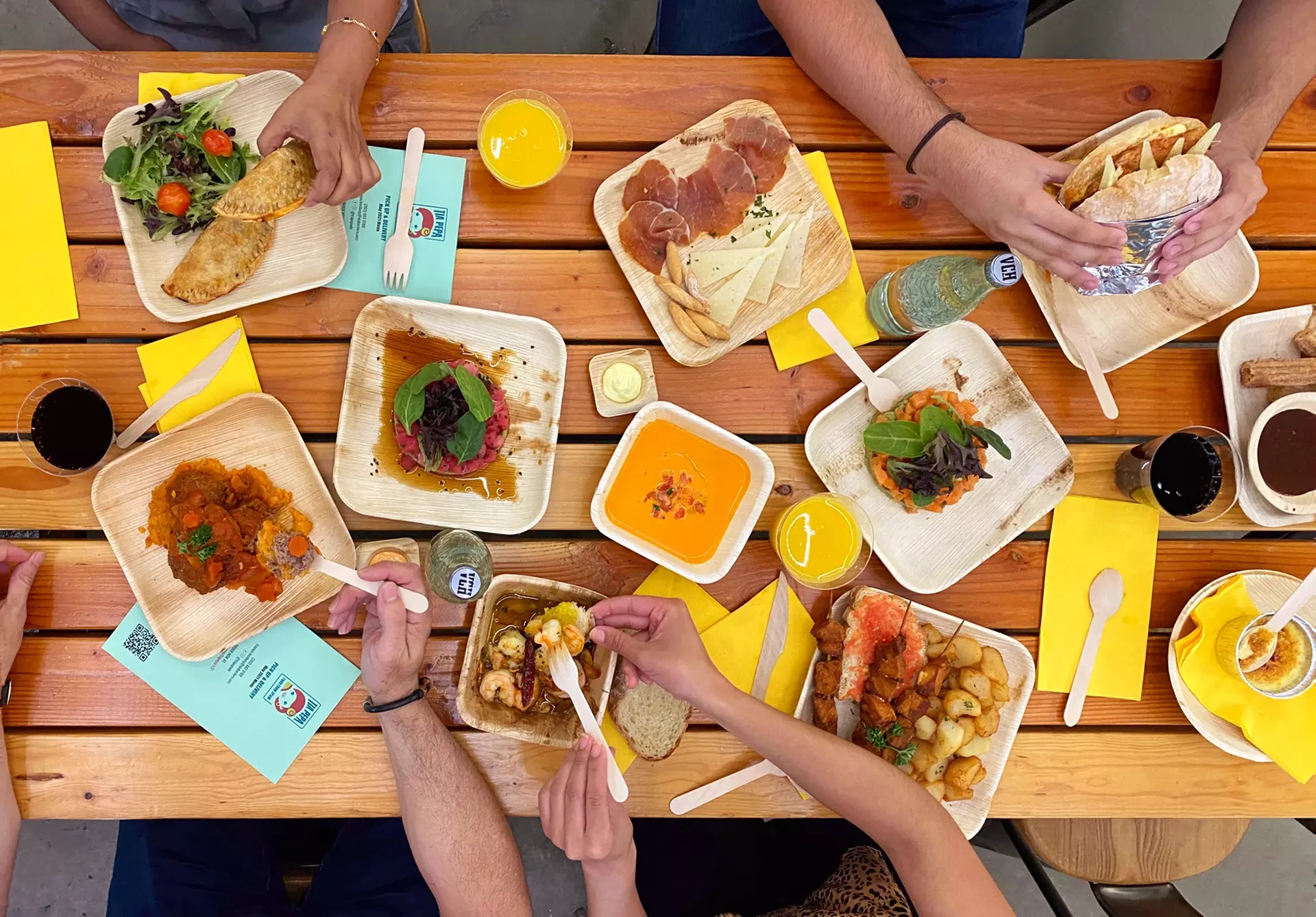 Experience Tia Pepa's diverse take-out options, including $35 and $50 choices, offering up to 50% off. - Primary Image