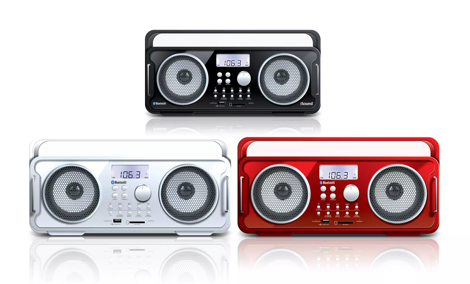 iSound Portable Bluetooth Boom Box - Primary Image