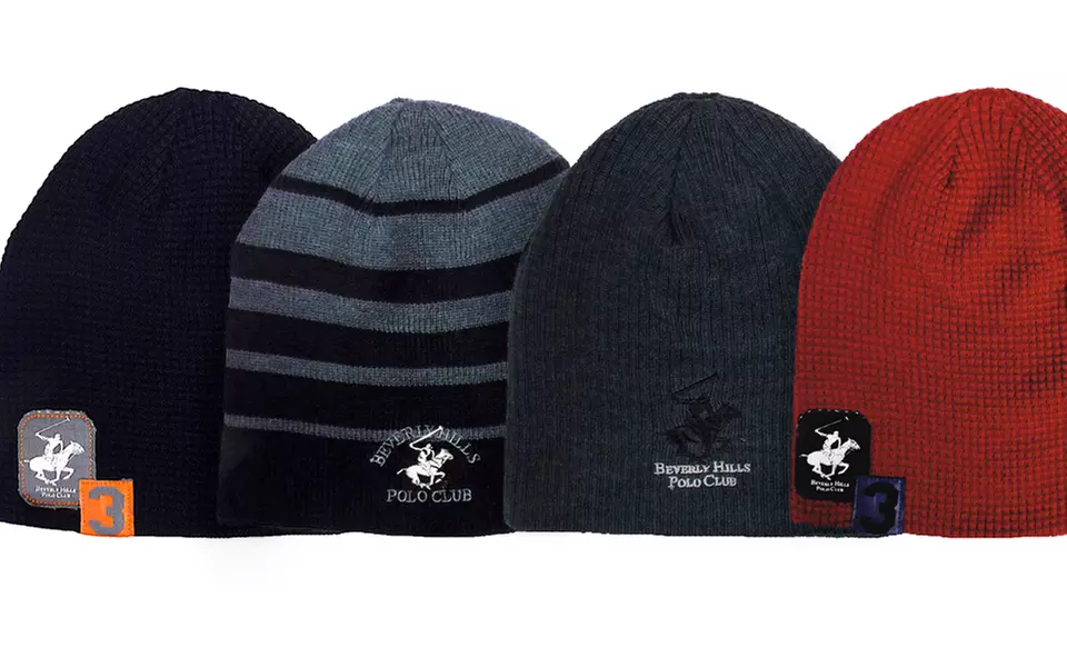 Beverly Hills Polo Club Men's Beanies. Multiple Styles Available. Free Returns. - Primary Image