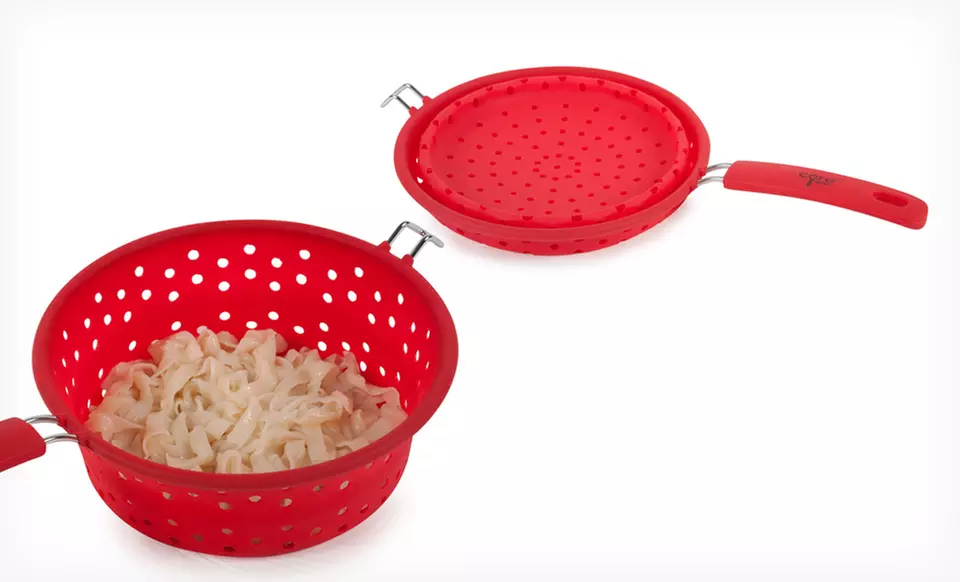 $13.99 for a Core Kitchen Silicone Strainer and Steamer Set ($50 List Price). Free Returns. - Second Medium