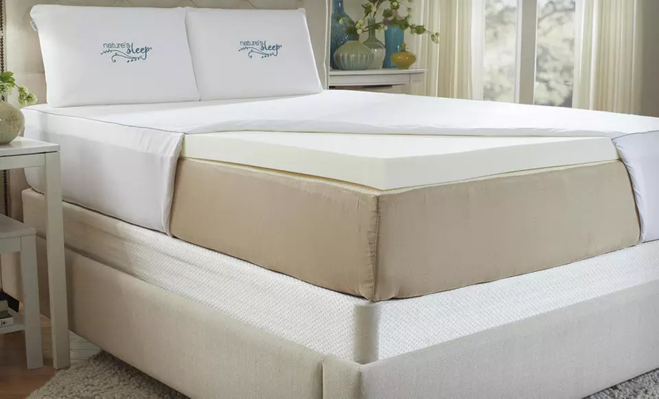 Nature's Sleep HD Visco Memory-Foam Topper with Cover (Up to 68% Off). Six Sizes Available. Free Shipping and Returns. - Primary Image