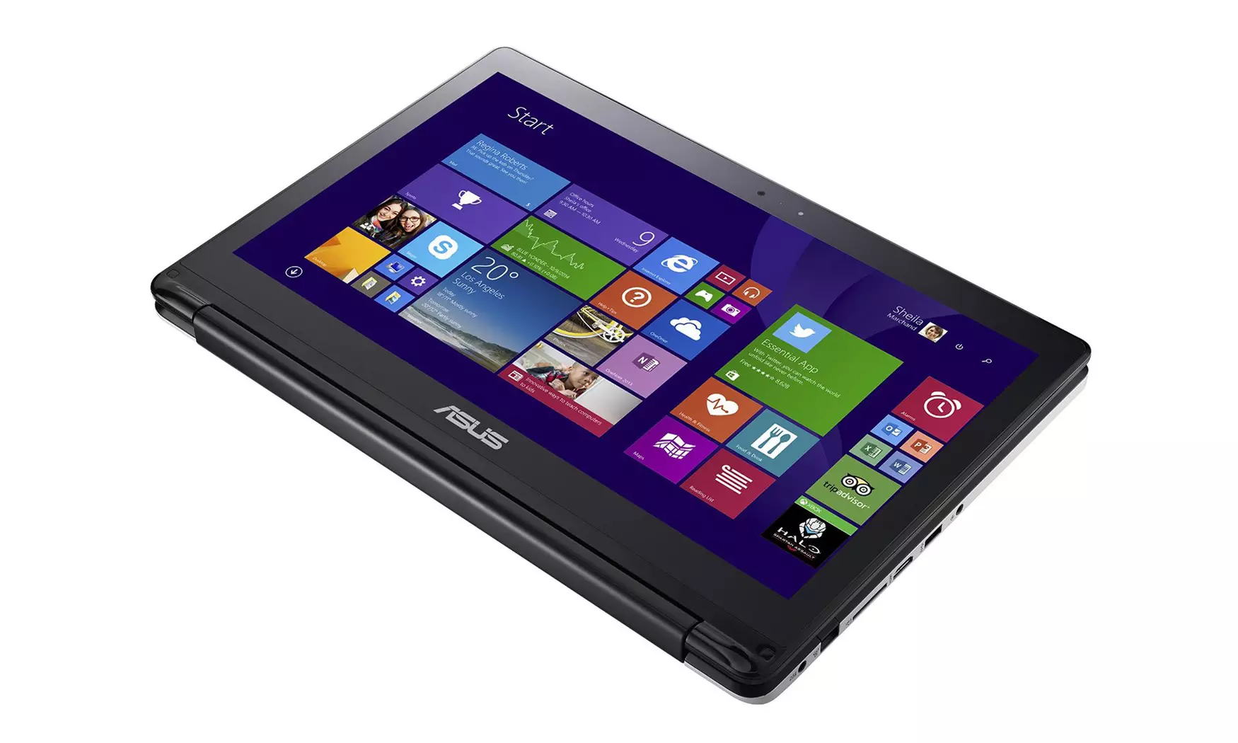 ASUS 13.3" Convertible Touchscreen Laptop with Intel Core i5-4210U Processor and 8GB RAM (Manufacturer Refurbished) - Second Medium