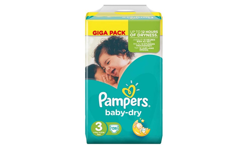 Image 4: Two Pampers Baby Dry Giga Packs