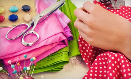 One Sewing Class, Two Classes or One Class for Two, or $10 for $20 Worth of Sewing Supplies at Sewtropolis - Primary Image