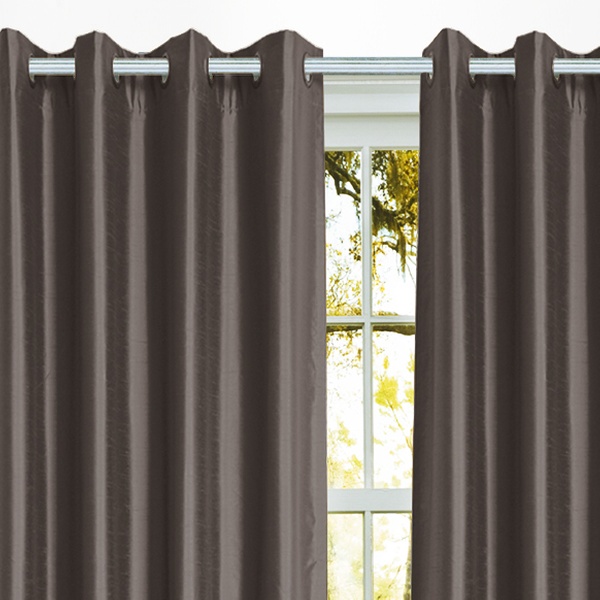 Bella Luna Faux Silk Foam Back Blackout Curtains Groupon