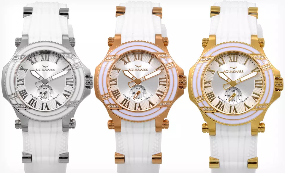 $149.99 for an Aquaswiss Unisex Bolt L Diamond Watch ($1,495 List Price). 7 Styles Available. Free Shipping and Returns. - Second Medium