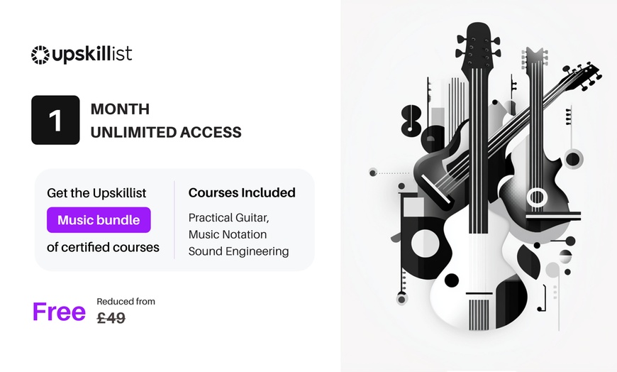 Image 1: Online Music Course Bundle from Upskillist