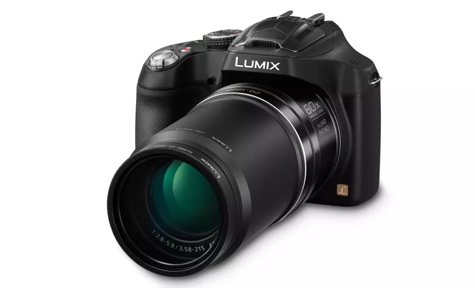 Panasonic Lumix 16.1MP Digital Camera with 60x Zoom (DMC-FZ70K). Free Returns. - Primary Image