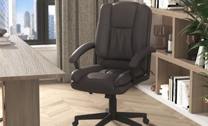 Ergonomic Executive Office Chair with Padded Seat and Backrest