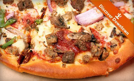Pizza for Carry-Out or Delivery from Empire Pizza and Pub (Up to 55% Off). Three Options Available. - Primary Image