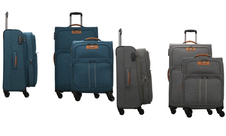 1 ou 3 valises en nylon extensible résistant à roulettes Lys