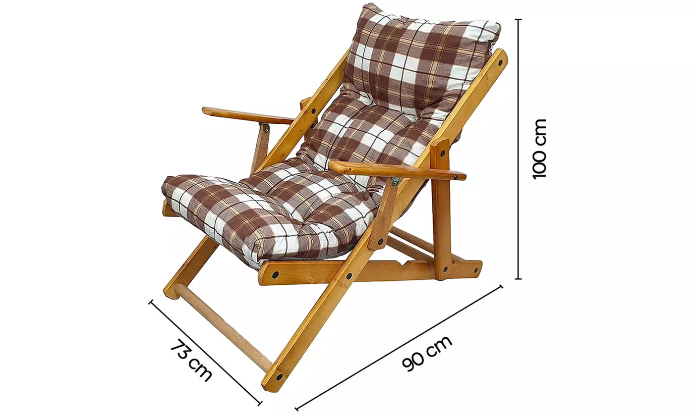 Poltrona legno relax Rondò