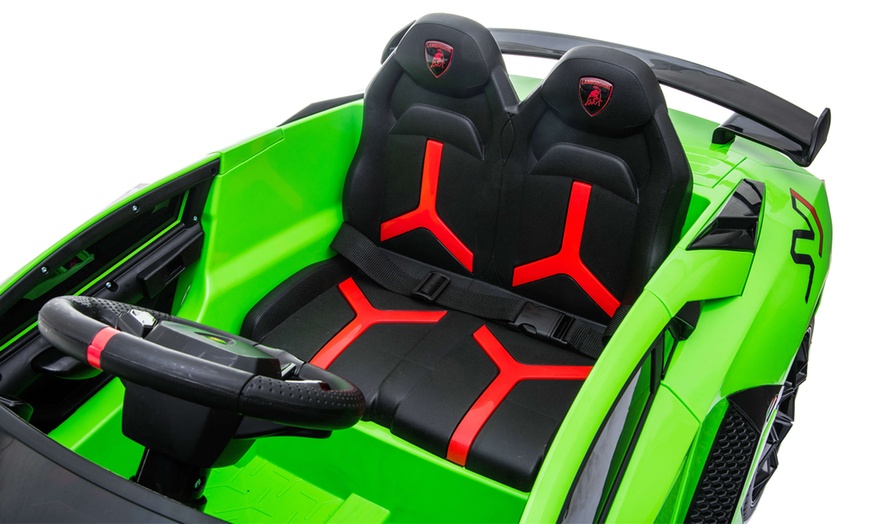 Image 14: Lamborghini Aventador Kids' Electric Ride-on Toy Car