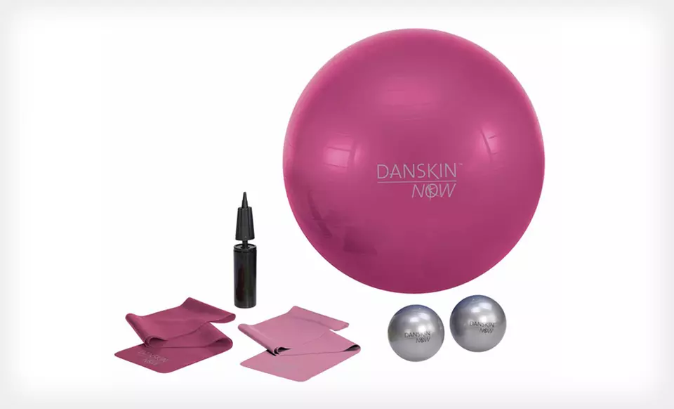 $22.99 for a Danskin 8-Piece Pilates Kit with Exercise Ball ($30 List Price). Free Shipping and Returns. - Second Medium