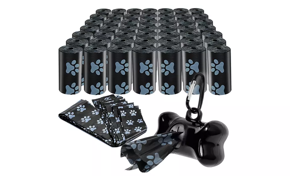 Eco-Friendly Pet Waste Bags with Dispenser (1,000-Count) - Primary Image