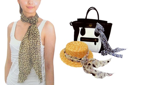 Écharpe foulard motif moderne