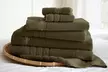 6-Piece 100% Egyptian Embroidered Vintage Ribbon Towel Set - Second Medium
