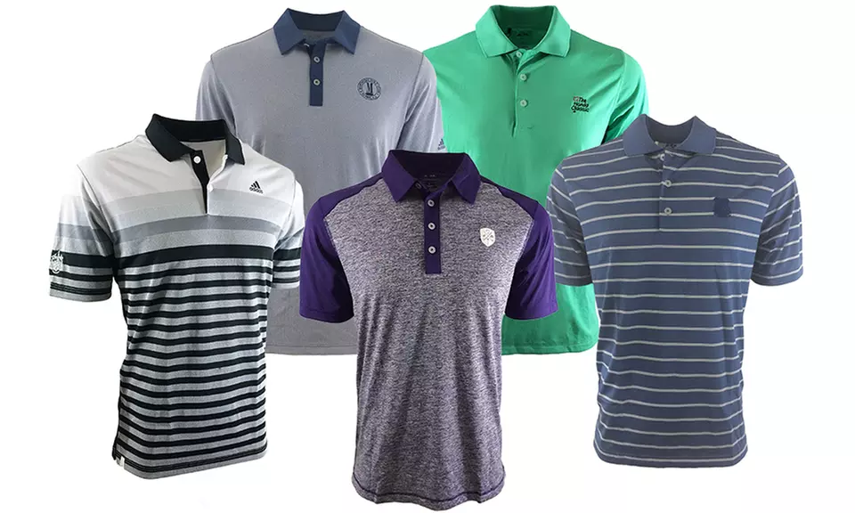 Adidas Men's Logo Overrun Golf Polos (2-Pack) - Primary Image