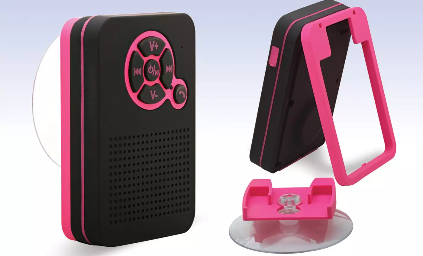 Aduro AquaSound Bluetooth Shower Speaker with Built-in Microphone and Stand - Second Medium