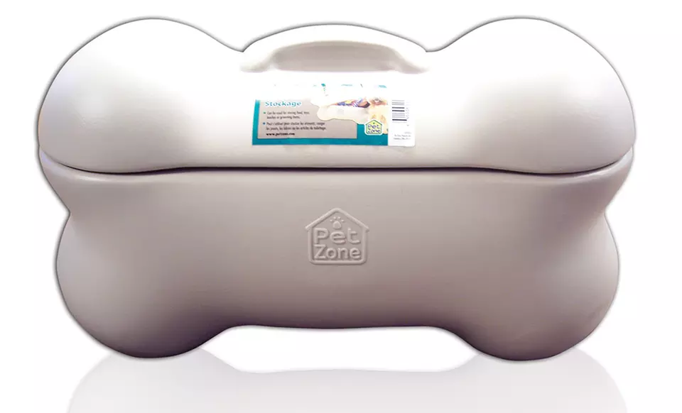Pet Zone Bone-Shaped Storage Bin. Free Returns. - Second Medium