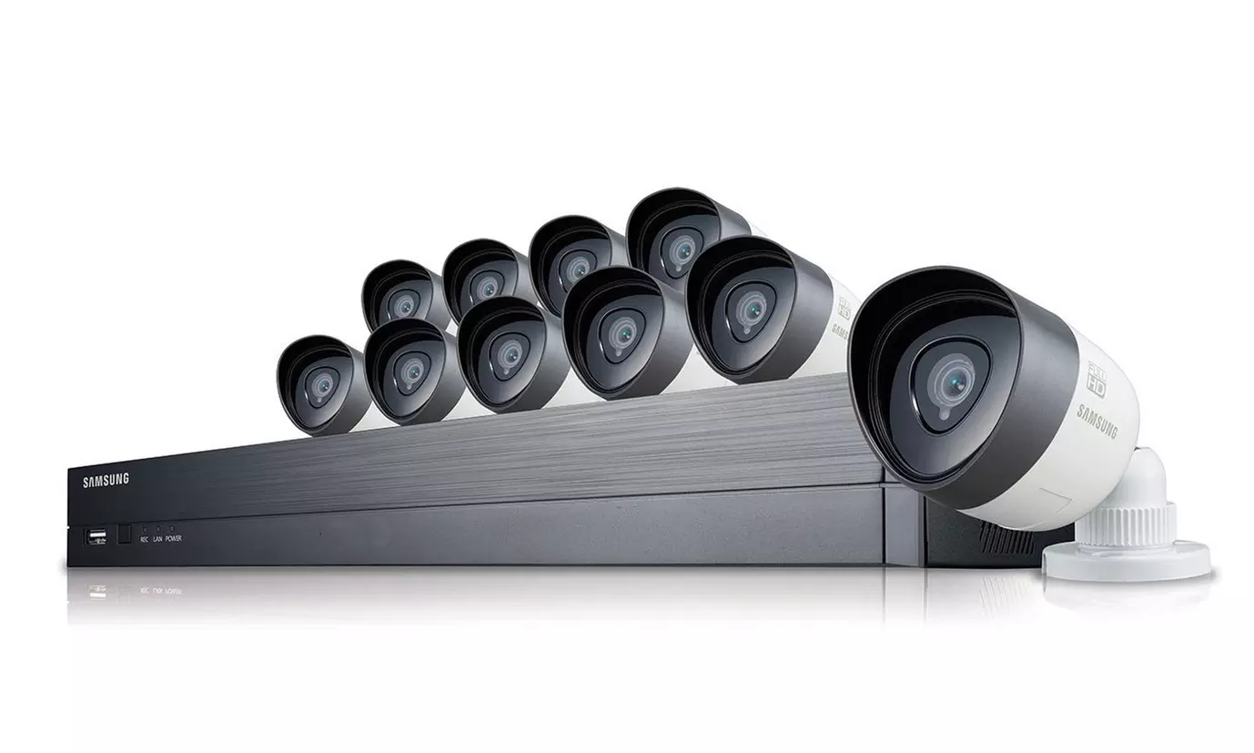 Samsung 16-Channel Full HD Security System with 10 Cameras and 2TB HDD (Manufacturer Refurbished) - Primary Image