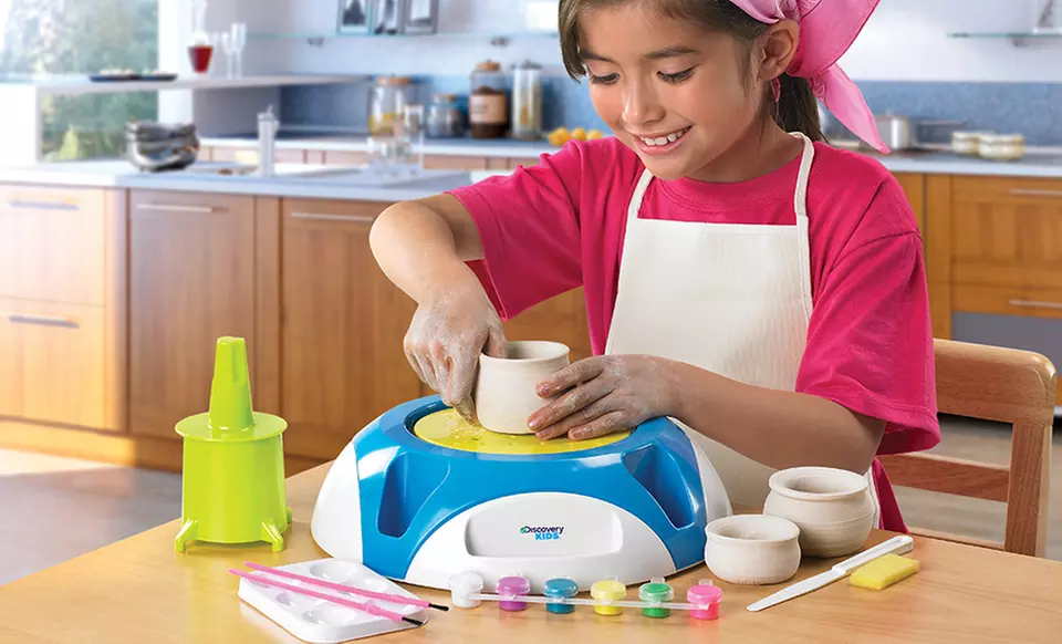 Discovery Kids Motorized Pottery Wheel. Free Returns. - Primary Image