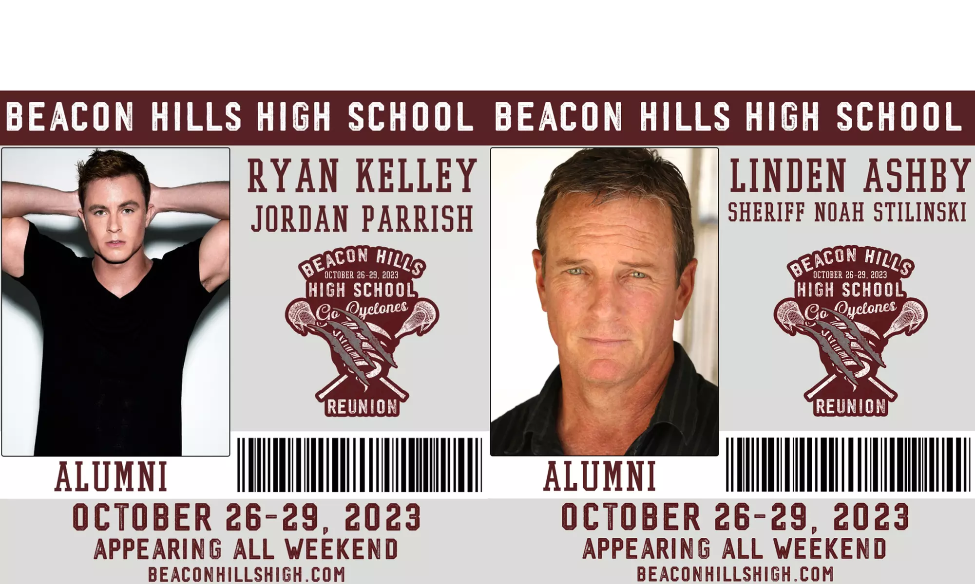  Beacon Hills High School Reunion Con feat. Tyler Posey, Tyler Hoechlin & more on October 26-29th at Costley Mill Park - Second Medium