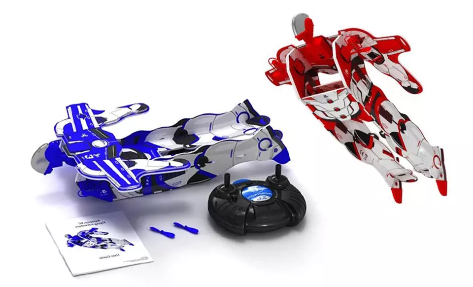 RC Supersonic Flying Hero in Blue or Red. Free Returns. - Primary Image