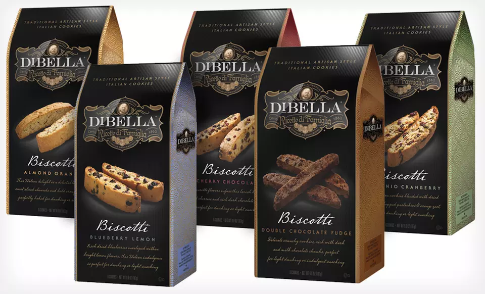 $34.99 for a DiBella Famiglia Biscotti Sampler ($67.90 List Price). Free Shipping. - Second Medium
