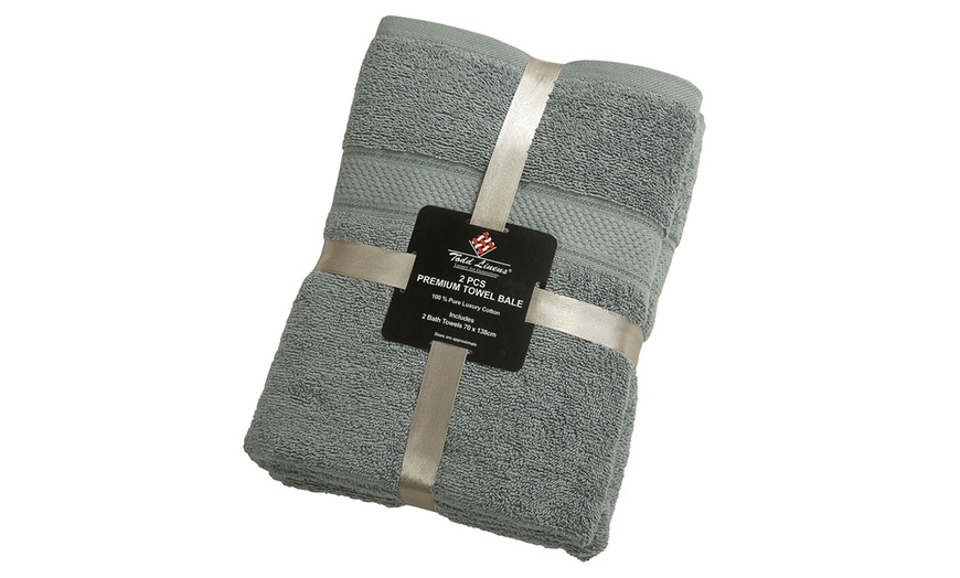 Image 51: 100% Cotton Towel Set