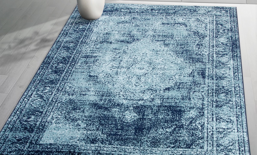 Image 17: A2Z Santorini Medallion Rug