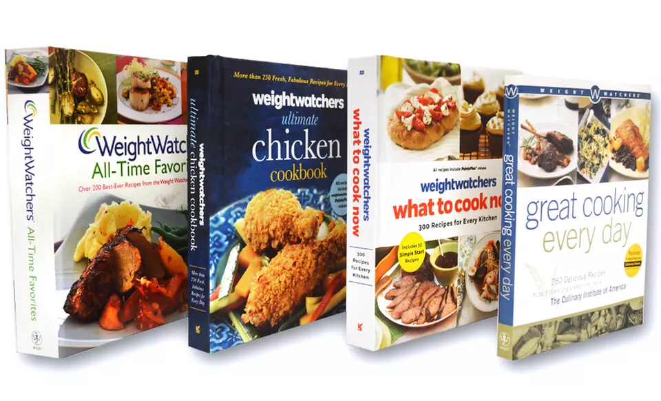 Weight Watchers 4-Cookbook Set - Primary Image