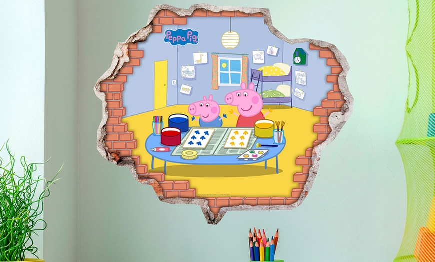 Image 9: Peppa Pig Vinyl Wall Stickers