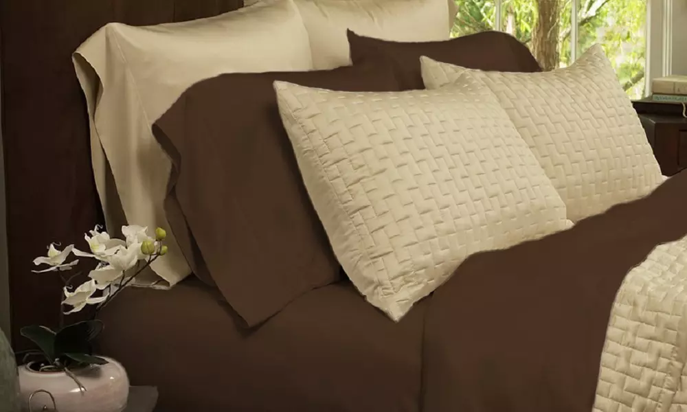 Luxury Home Bamboo-Blend Sheet Set - Primary Image
