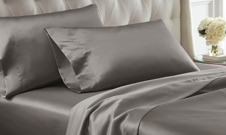 Satin Dreams Sheet Set (4pc) Black California King