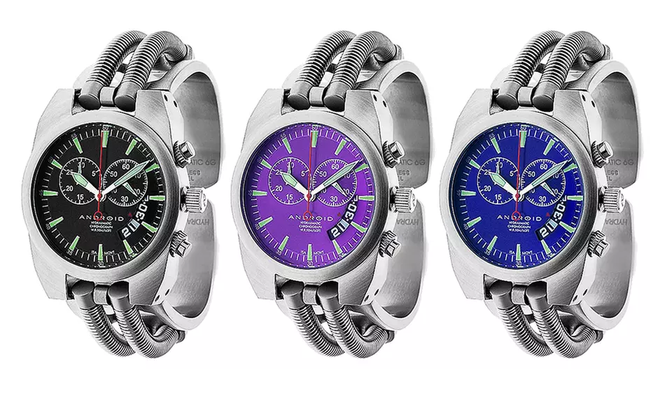 Android Chronograph Mens Watch deals