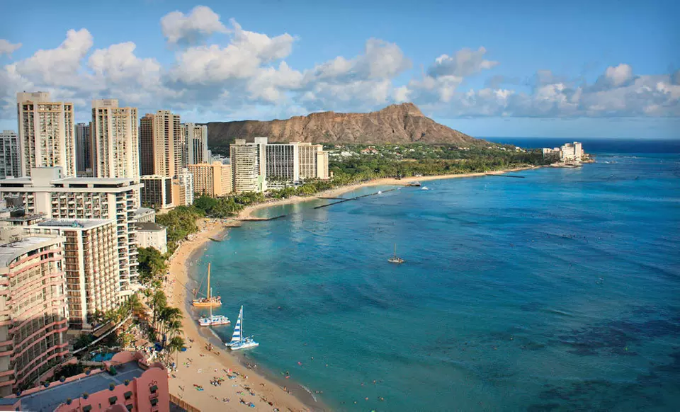 Three-Night Stay For Two with Valet Parking and Island Tour for One at Seaside Hotel Waikiki in Honolulu - Primary Image