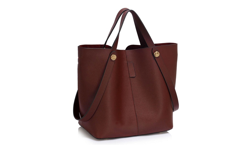 Image 20: Soft Tote with Free Cross Body Bag