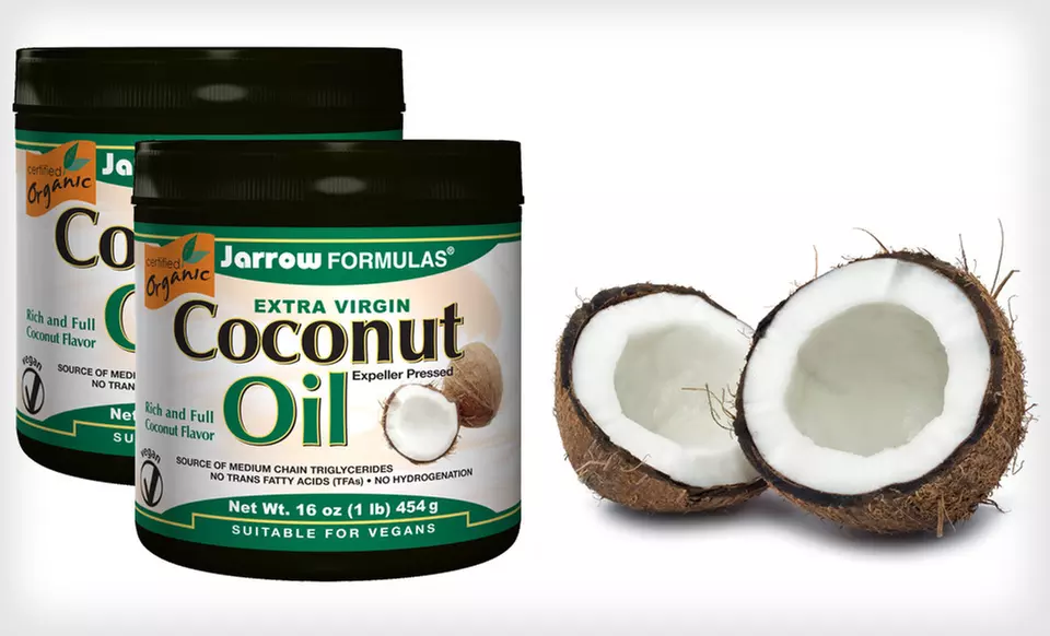 $19.99 for Two 16-Ounce Tubs of Organic Extra-Virgin Coconut Oil ($33.90 List Price). Free Shipping. - Primary Image