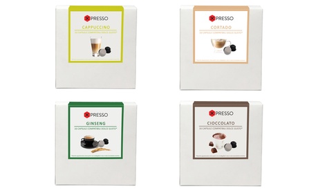 Fino a 160 capsule Xpresso compatibili Nescafè, disponibili in 4 gusti