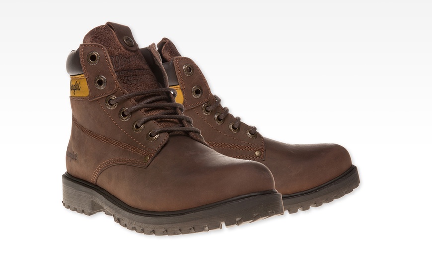 Image 7: Wrangler Men’s Leather Boots 