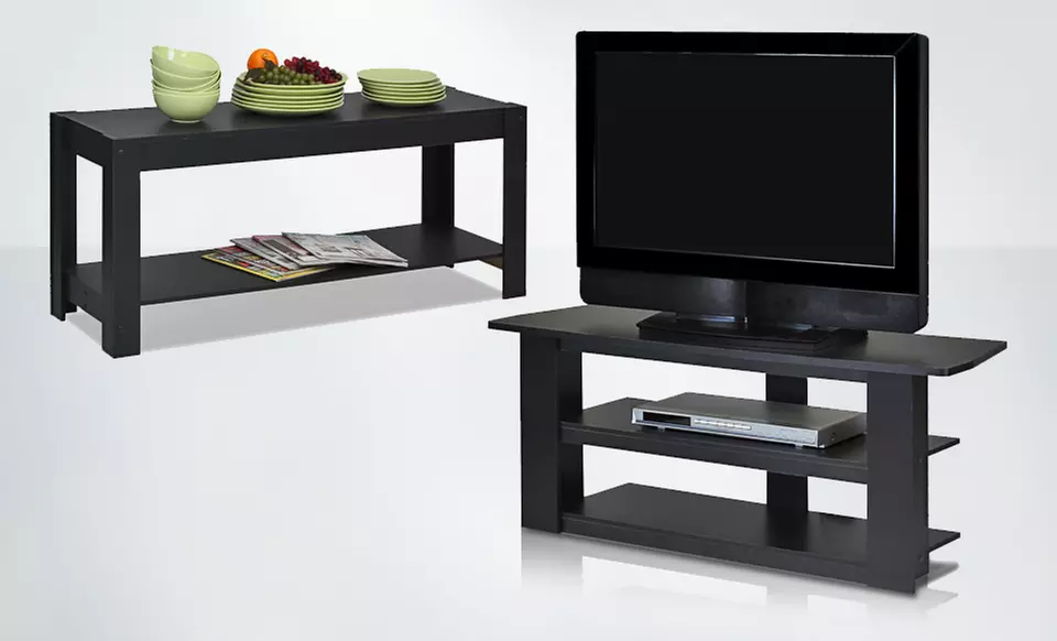 Furinno Parsons Entertainment Centers (Up to 59% Off). Multiple Options Available. Free Shipping and Returns. - Primary Image